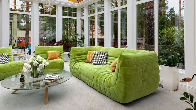 Все про ткань шенилл для дивана-4, Диван ДеФранс